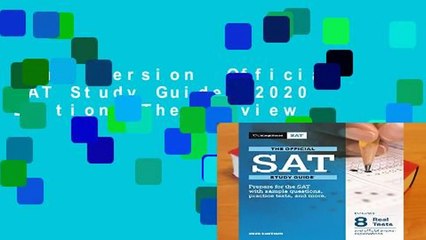 Full version  Official SAT Study Guide, 2020 Edition, The  Review