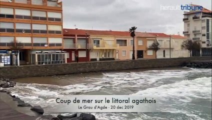 MÉTÉO - Un coup de mer frappe le littoral agathois