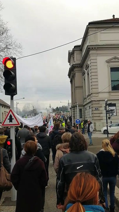 #GiletsJaune  #Gréve #Manif #Mulhouse 17.12.2019