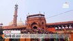 दिल्ली की जामा मस्जिद के बाहर प्रदर्शन