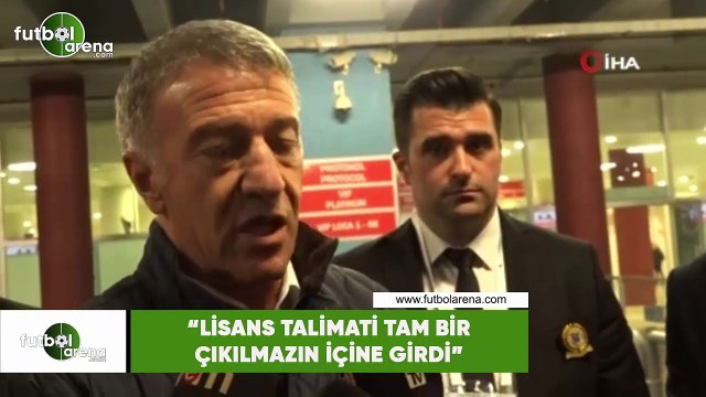 Ahmet Ağaoğlu: Lisans talimatı tam bir çıkılmazın içine girdi