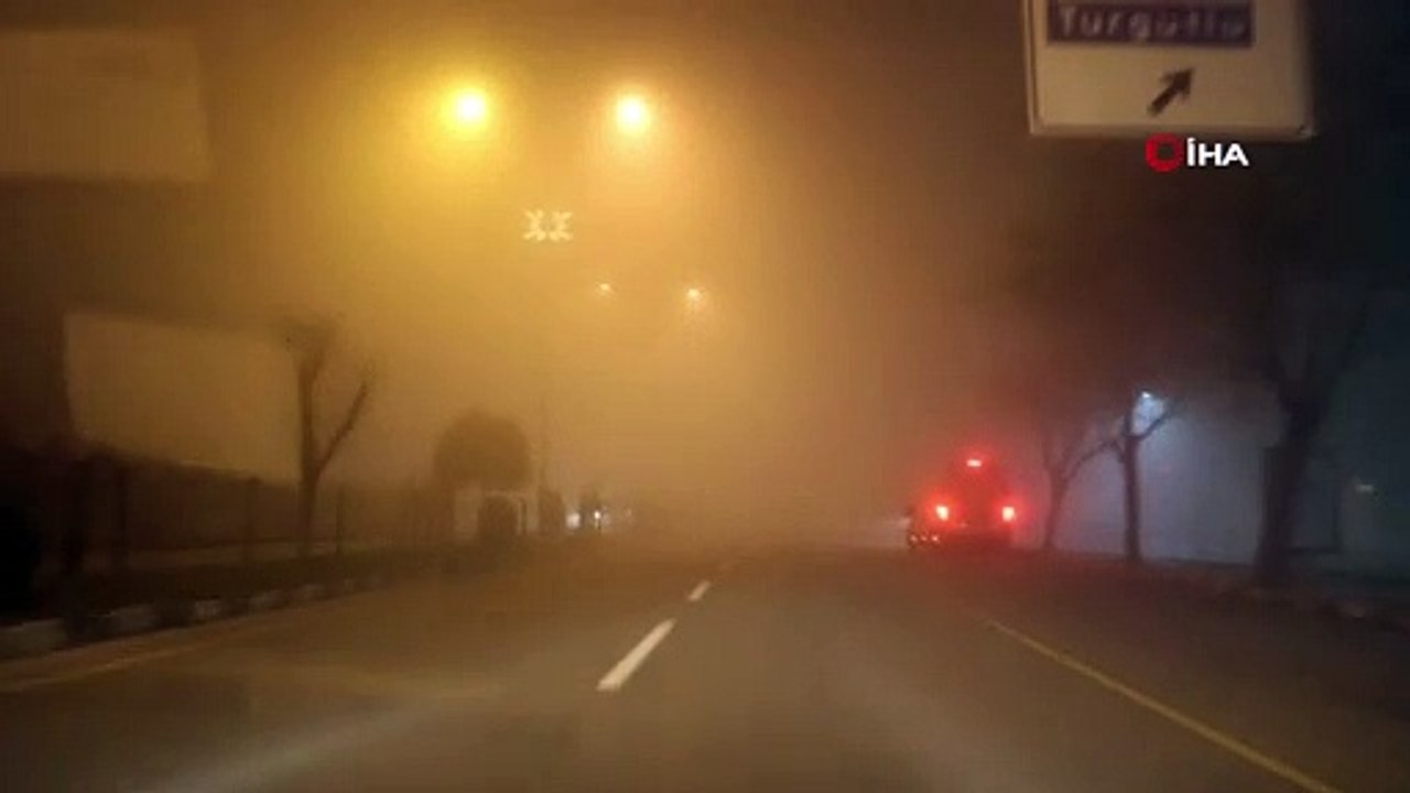 Manisa'da sis ve hava kirliliği etkili oldu