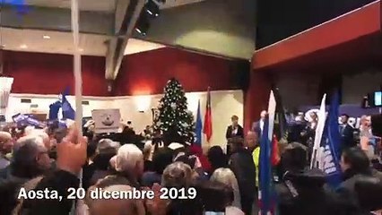 Salvini - Questo affetto ad Aosta mi ripaga di tutto (20.12.19)