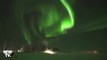 Les images éblouissantes d'aurores boréales filmées dans le nord de la Finlande