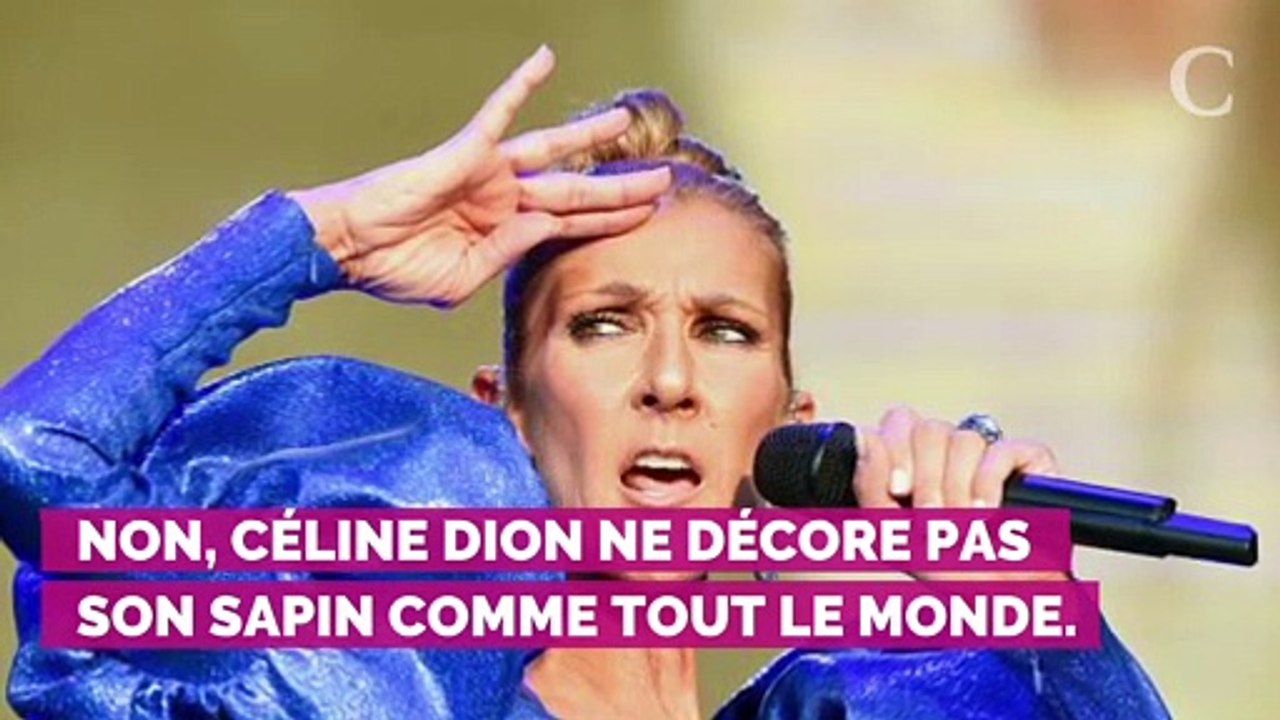 Céline Dion dégaine des escarpins complètement WTF pour décorer son sapin de Noël