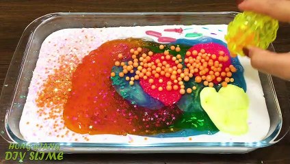 Mixing Random Things into GLOSSY Slime | Slime Smoothie | Satisfying Slime s #672