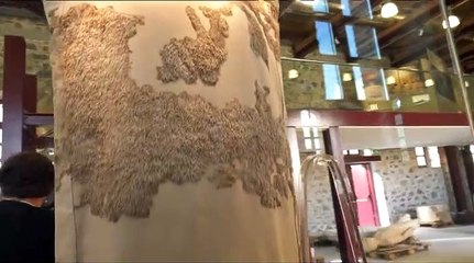 Το αρχαίο ύφασμα του Λευκαντίου στο Μουσείο της Αρέθουσας