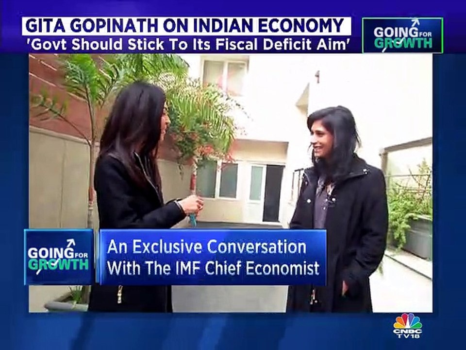 IMF chief economist Gita Gopinath says India GD...