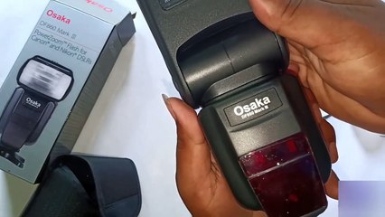 Osaka DF860 Mark lll Flash Light Unboxing