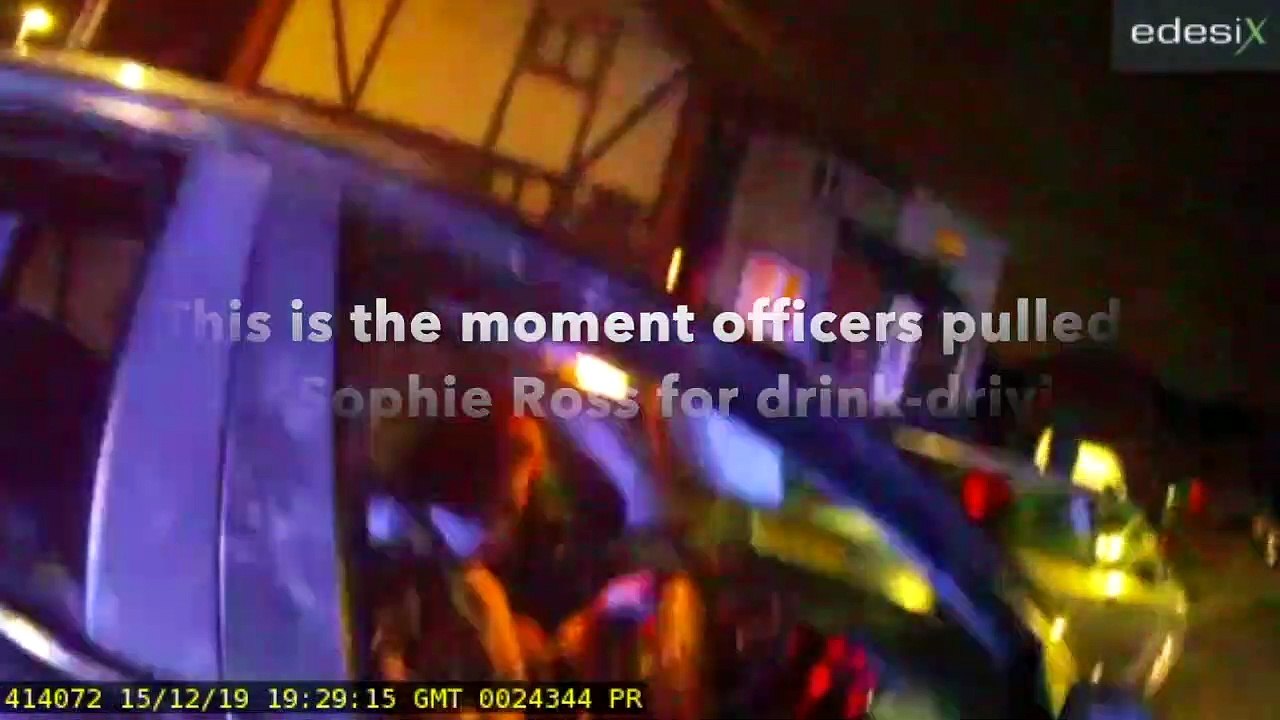 This is the moment a Sunderland woman is arrested for drink driving following a police chase - that she filmed on Snapchat