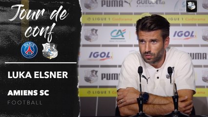 Conférence de presse d'avant Match,  PSG - Amiens SC, Luka Elsner