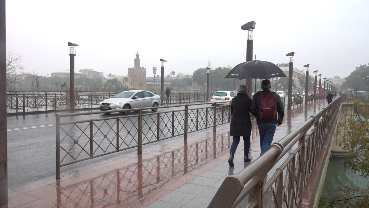 Lluvia generalizada este viernes en Andalucía