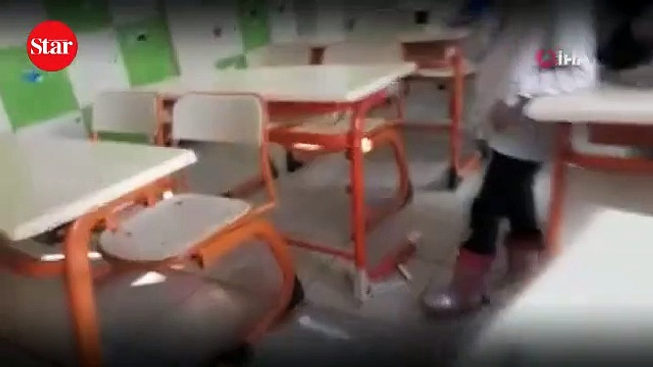 Skandal görüntüler!; Öğretmen engelli öğrenciye böyle şiddet uyguladı