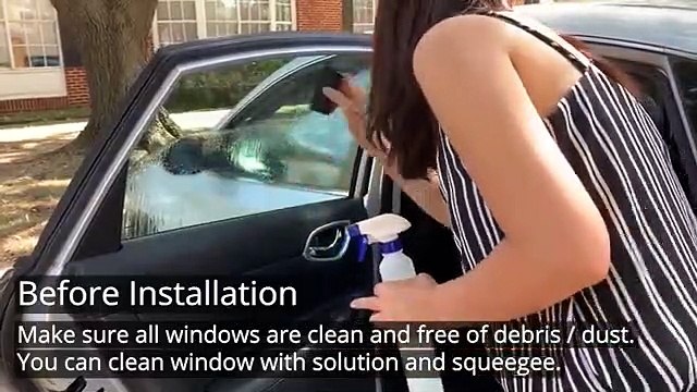 How to Install Static Cling Window Tint on Car Side Windows | GreenFilm USA