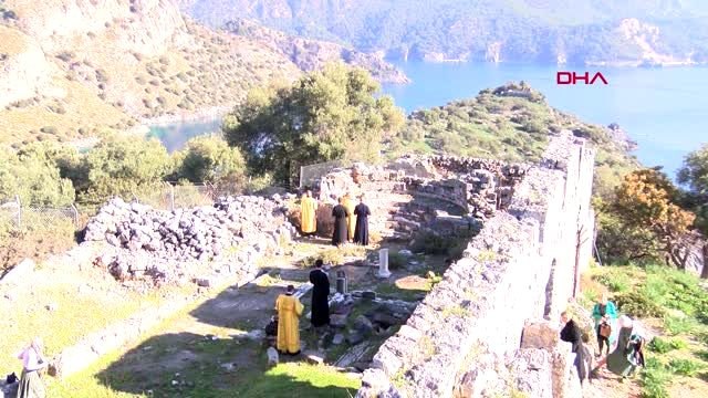 Muğla rus ortodoks kilisesi fethiye'de ayin gerçekleştirdi