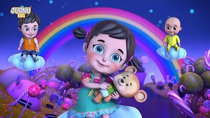 Old Macdonald Had a Farm - animal sounds | Learn English with songs for Children by Jugnu Kids