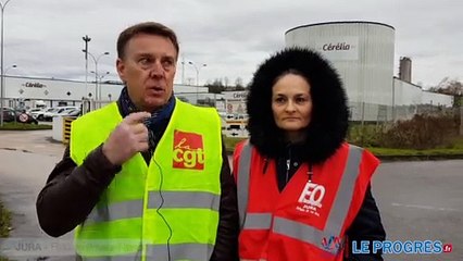 Grève des syndicats CGT et FO à l’entreprise Cérélia de Rochefort-sur-Nenon