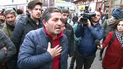 Çevik kuvvet, fayton ile faytoncular arasına etten duvar ördü