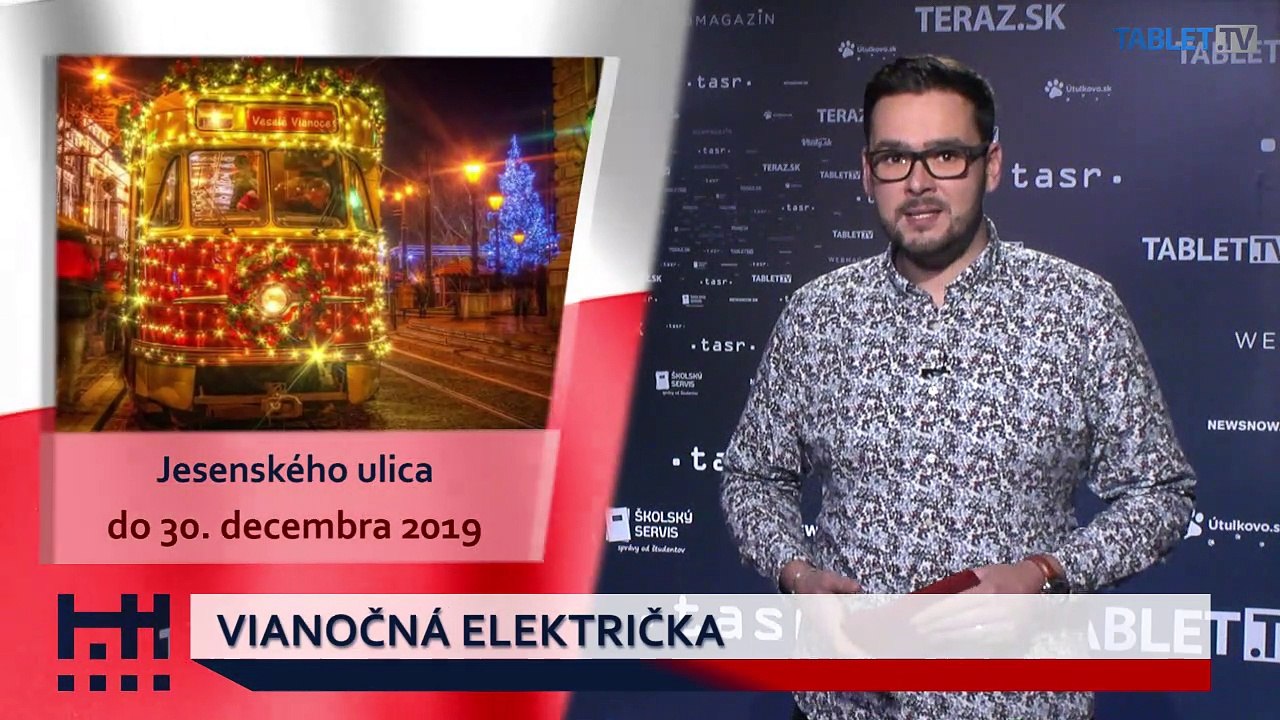 POĎ VON: Vianočná električka