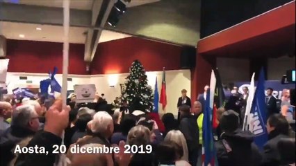 Salvini - Questo affetto ad Aosta mi ripaga di tutto (20.12.19)