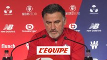 Galtier «On devra faire mieux que mardi» - Foot - L1 - Lille