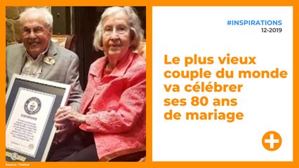 Le plus vieux couple du monde va célébrer ses 80 ans de mariage