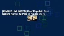 [KINDLE UNLIMITED] Deaf Republic Best Sellers Rank : #2 Paid in Kindle Store