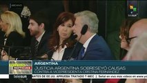 Argentina: justicia sobreseyó causas imputadas a Cristina Fernández
