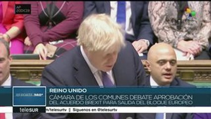 Boris Johnson pide al parlamento iniciar debate sobre brexit