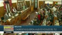 Bolivia: eligen a los nuevos vocales del Tribunal Supremo Electoral