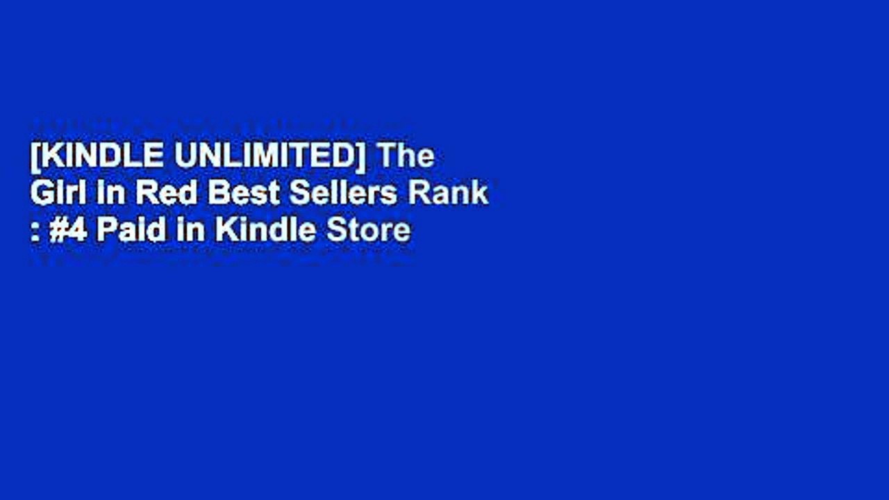 [KINDLE UNLIMITED] The Girl in Red Best Sellers Rank 4 Paid in