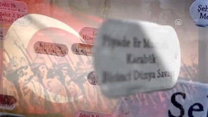 Birinci Dünya Savaşı'nda şehit olan erler Mustafa ve Haydar anıldı