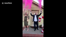 Heartwarming moment gender reveal in San Francisco brings dad-to-be to tears
