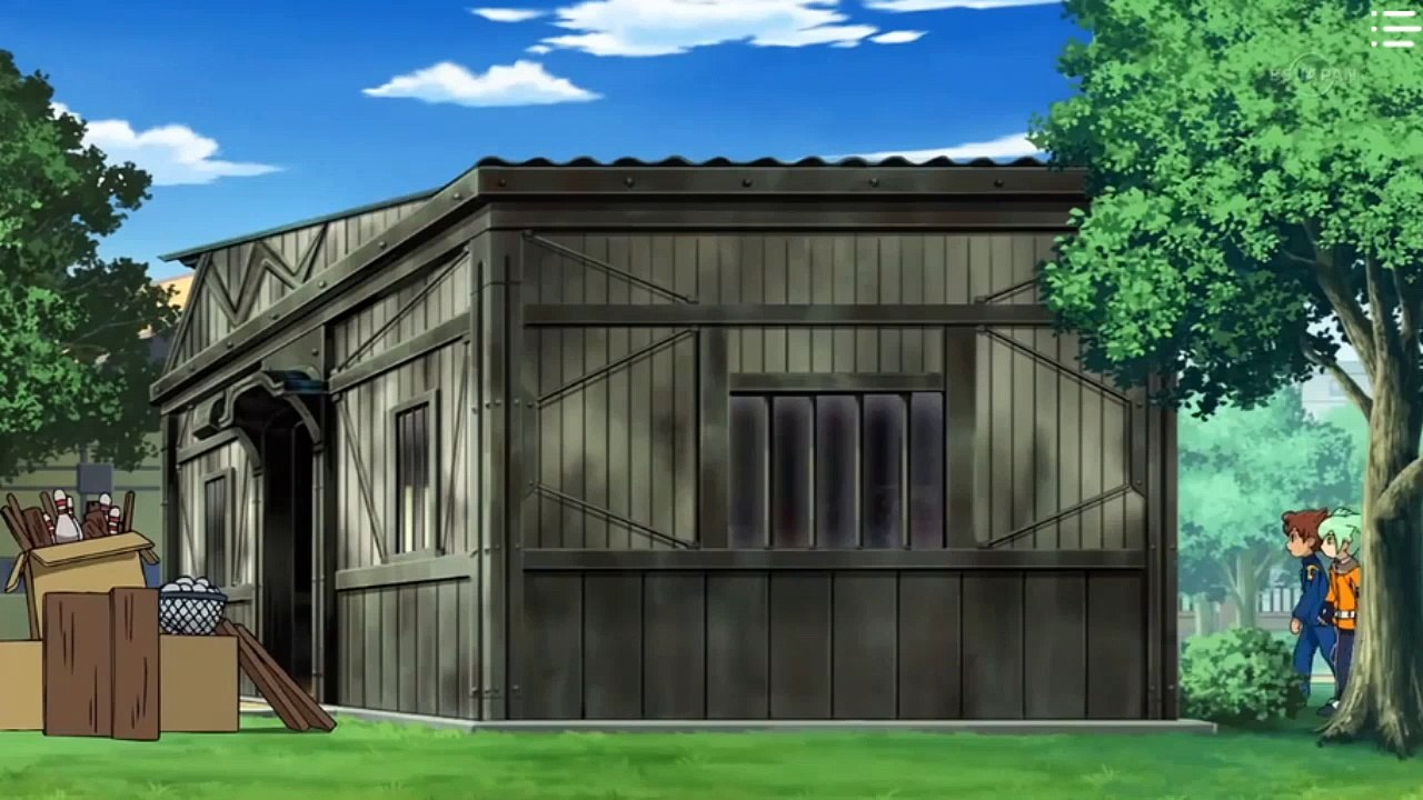 inazuma eleven go chrono stone tenma and fei are watching young endou