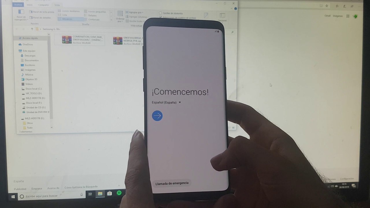 ✔️ Eliminar cuenta Google / Gmail (FRP) Samsung G. S9 / S9+ (G960 / G965 - 0/F/N/U/U1/W) - Android 9 (Pie).