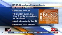 Bakersfield City School District board position available