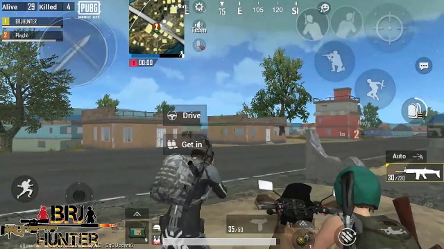 Duo Gameplay Win Chicken Dinner in Pubg Mobile Lite in Hindi Phyco + Hunter