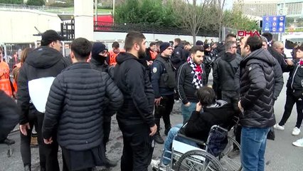 Spor beşiktaş taraftarının derbi yolculuğu başladı