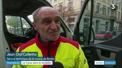Intempéries : la Corse touchée par la tempête Fabien