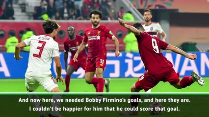 Club World Cup winner meant the world to Firmino - Klopp