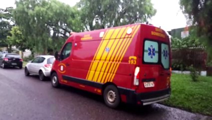 Colisão de trânsito deixa duas pessoas feridas no Bairro Alto Alegre