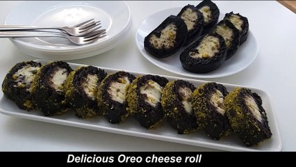 How to make Oreo cheese cream roll recipe