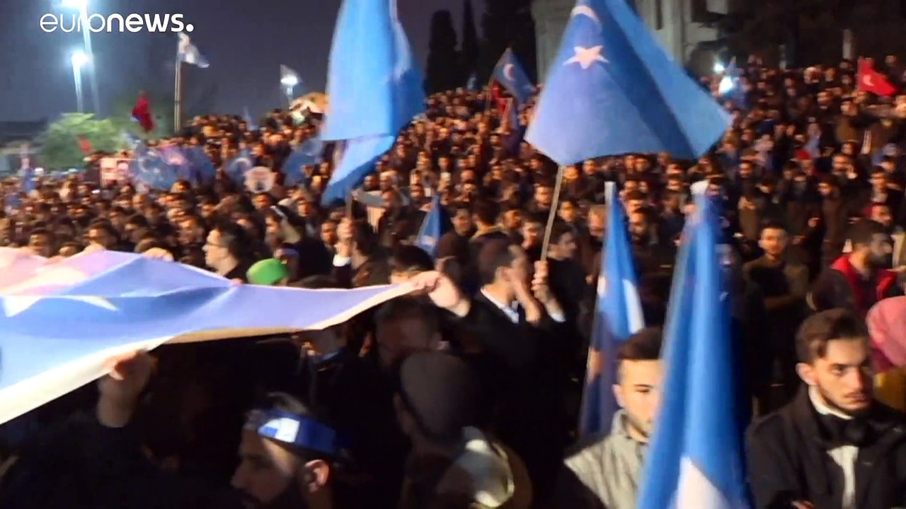 Proteste in Istanbul: Solidarität mit Uiguren