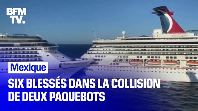 La collision entre deux paquebots fait six blessés légers au Mexique