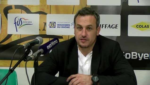 Rémi Giuitta après la victoire de Fos Provence Basket contre Gries