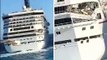 Two cruise ships crash into each other sparking mass panic and tourist evacuation