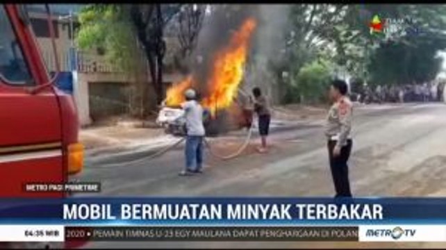 Mobil Bermuatan Minyak Meledak di Bogor