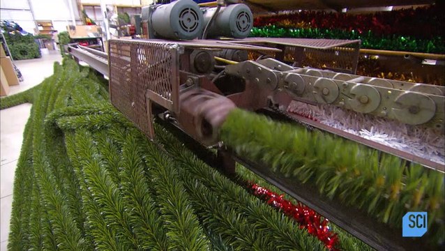 How artificial Christmas trees are made