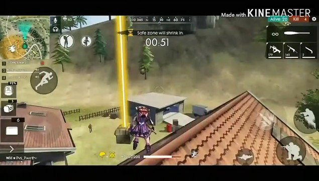 freefire gamepaly in ranked (18 kills)