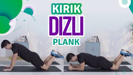 Kırık dizli plank - Sporcuyum